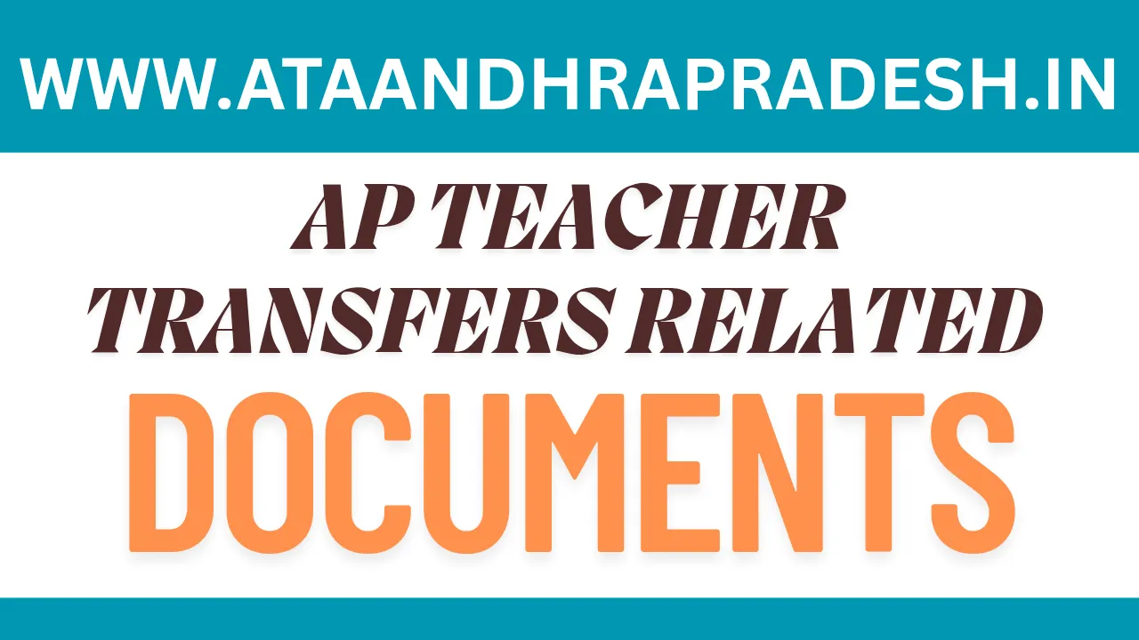 Transfer related documents AP Teacher Transfers