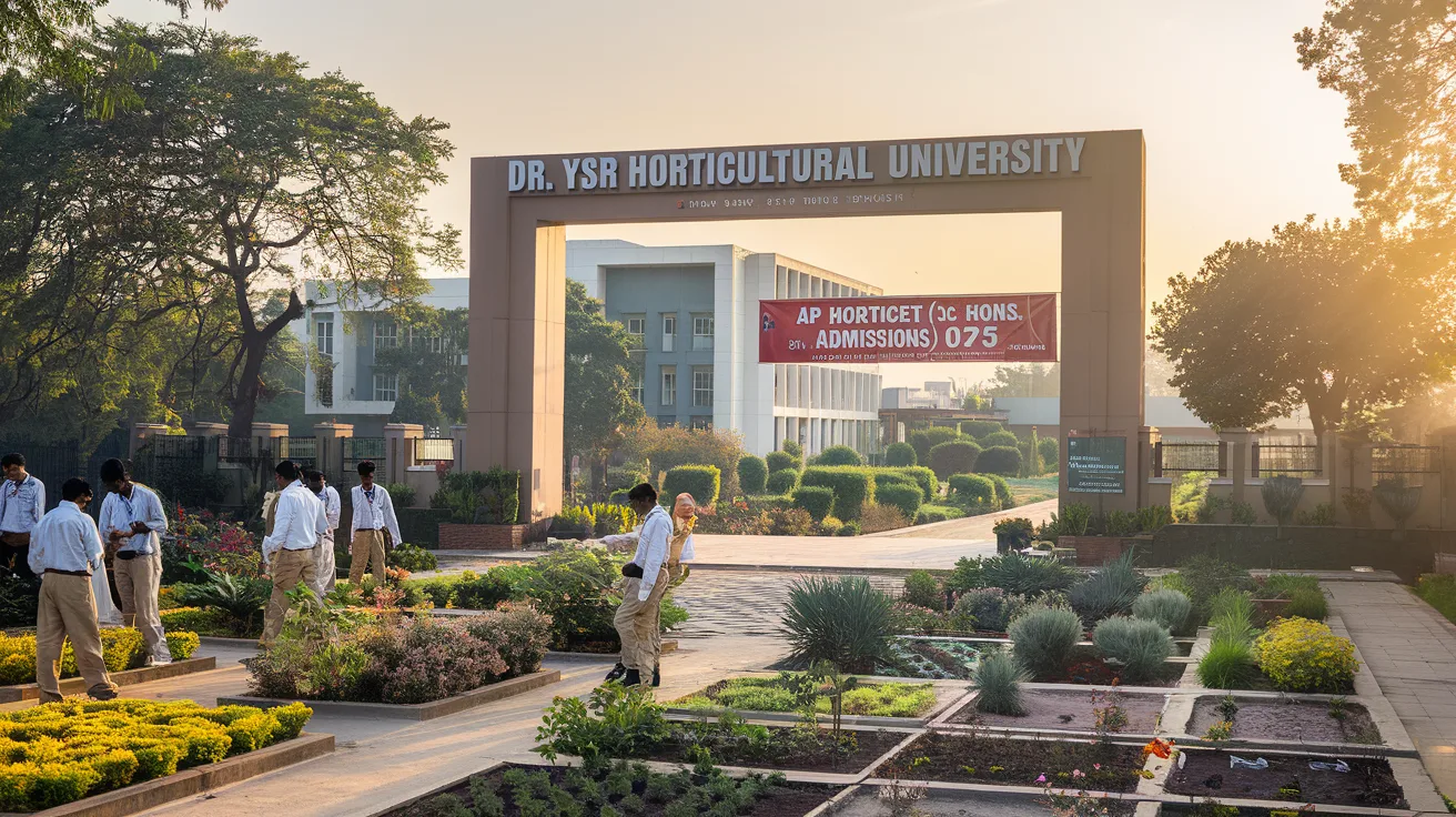 YSRHRTIU AP HORTICET B.Sc (Hons.) Admissions