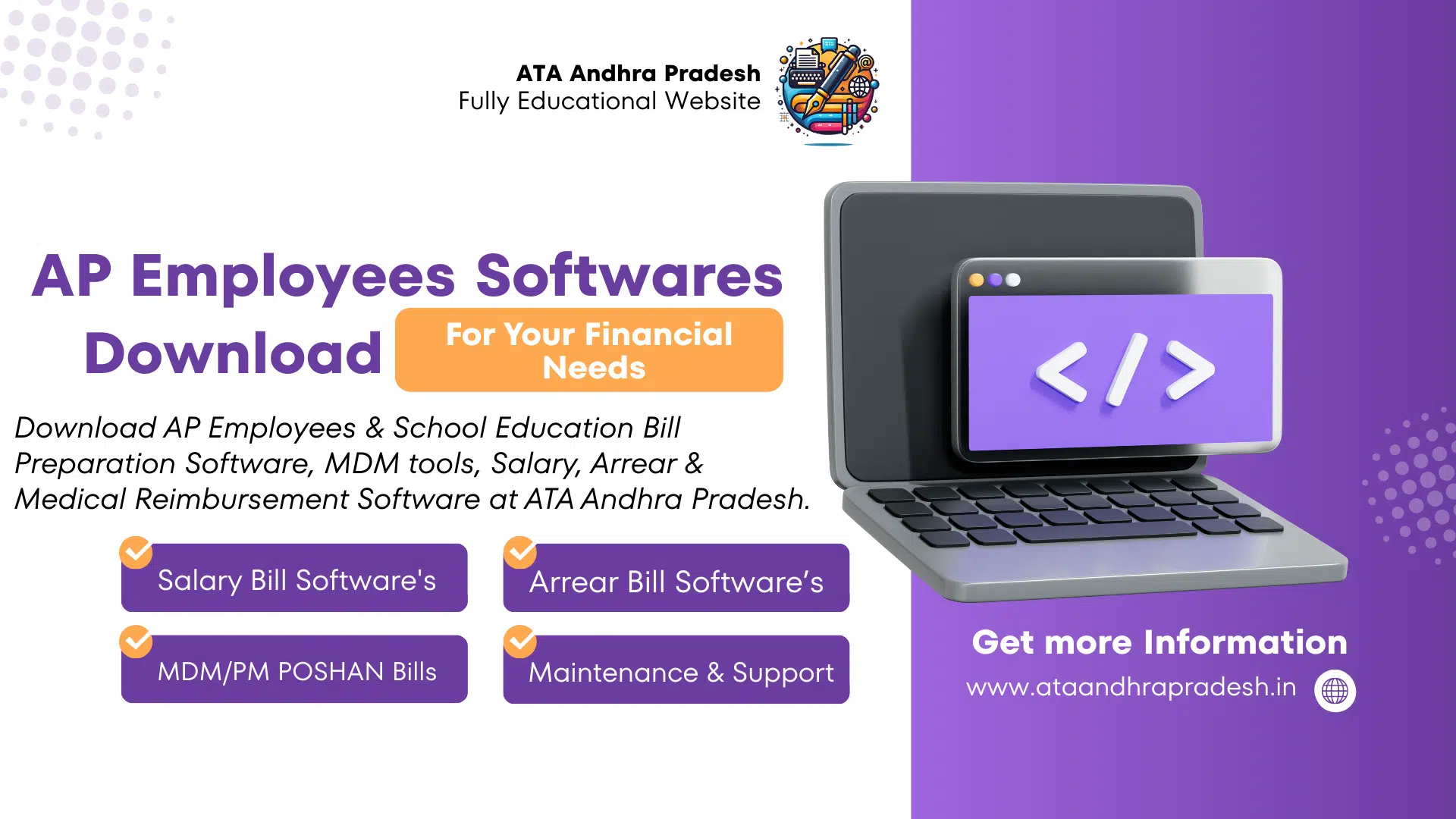 ATA AP Softwares ATA Andhra Pradesh Software's