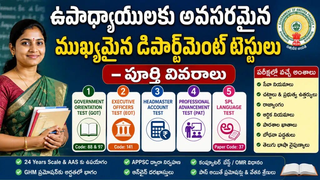 APPSC Departmental Tests Books Section 1 APPSC